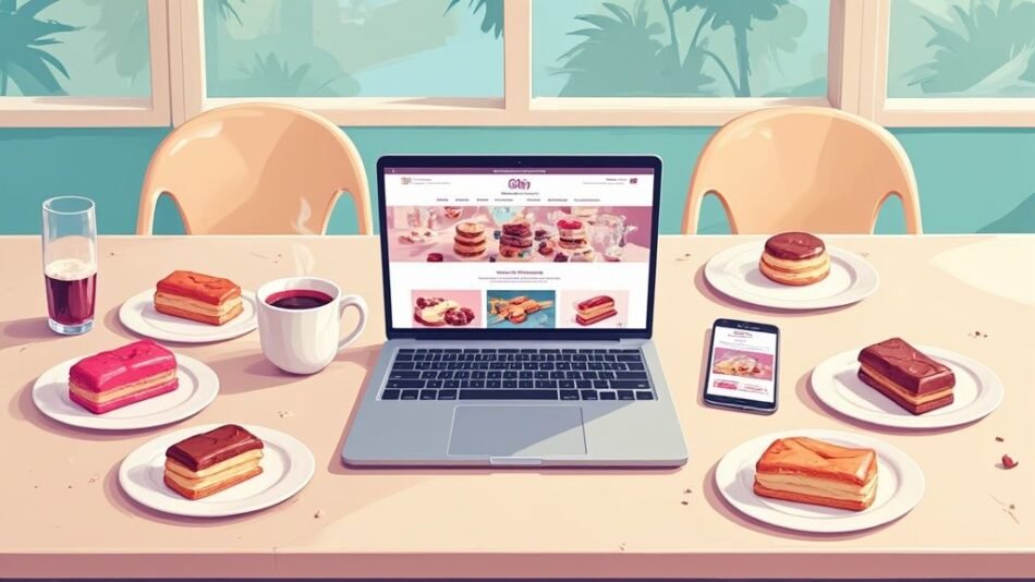 Commander patisserie en ligne: Délices à domicile