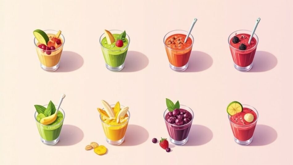 8 recettes de smoothie healthy petit déjeuner pour 2025
