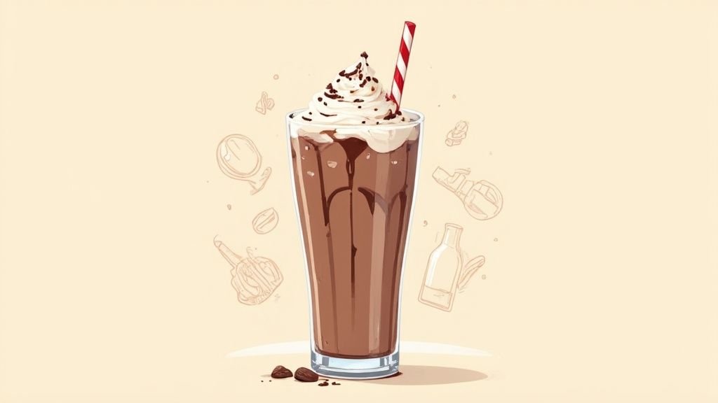 La recette milk shake chocolat facile et onctueuse