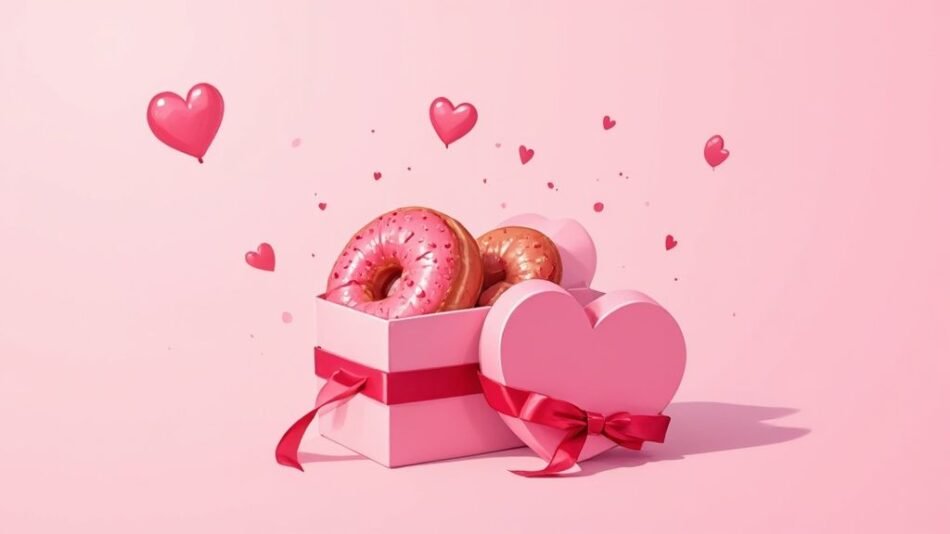 Donuts la Valentine : Cadeaux gourmands et originaux
