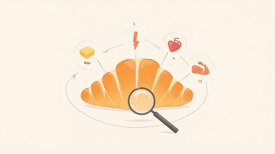 Valeur nutritionnelle croissant : guide complet et précis