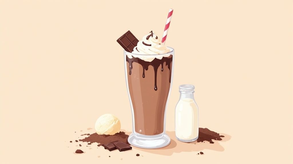 Comment faire un milkshake au chocolat : Recette facile et délicieuse