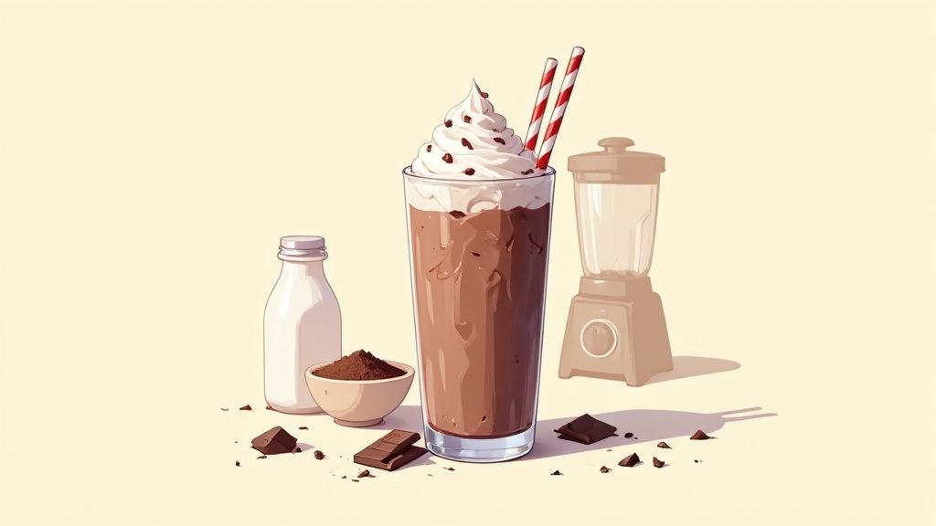 Comment faire un milk shake au chocolat parfait